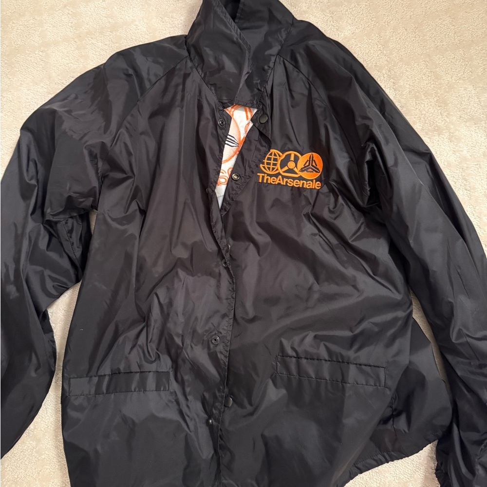 The Arsenale Black Coach Jacket
